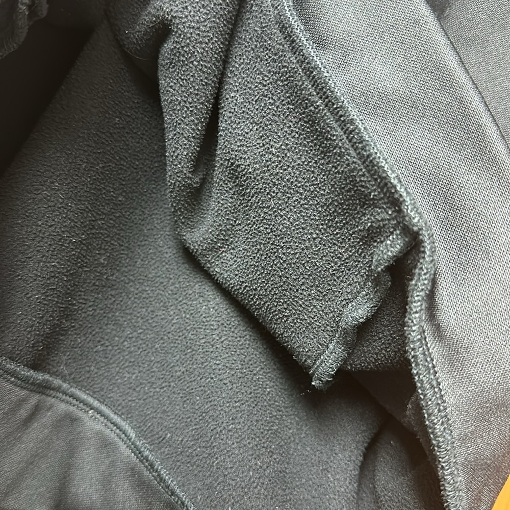 Fleece line short sleeve black size large - Picture 7 of 8